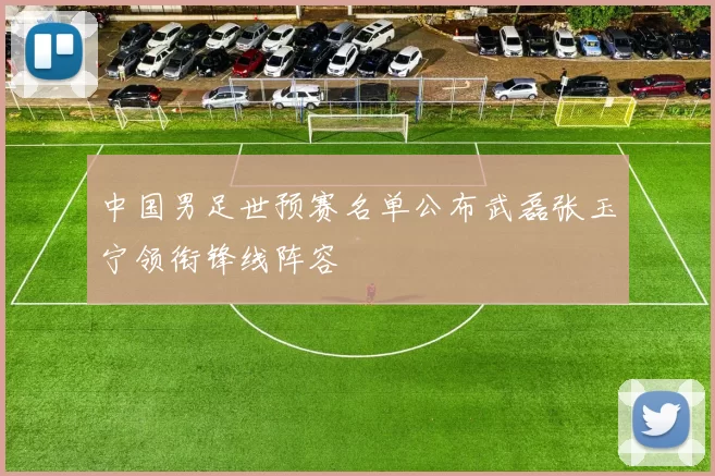 中国男足世预赛名单公布武磊张玉宁领衔锋线阵容