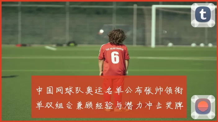 中国网球队奥运名单公布张帅领衔单双组合兼顾经验与潜力冲击奖牌